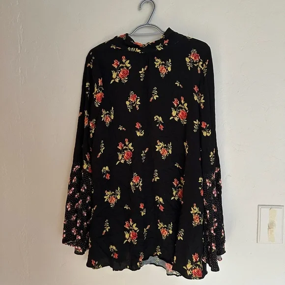 free people floral tunic - Picture 1 of 8